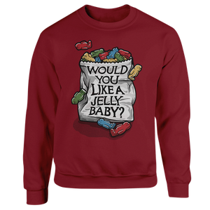 [Doctor Who: The 60th Anniversary Diamond Collection: Sweatshirt: The Fourth Doctor: Would You Like A Jelly Baby? (Product Image)]