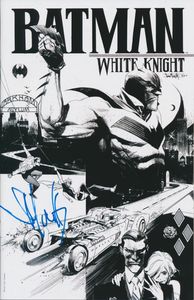 [Batman: White Knight #1 (Signed B&W Variant) (Product Image)]
