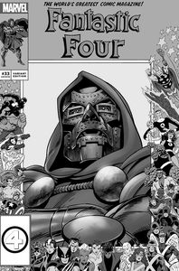 [Fantastic Four #33 (Exclusive Marvel Frame Variant) (Product Image)]