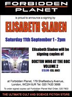 [Elisabeth Sladen signing Doctor Who at the BBC Vol 2 (Product Image)]