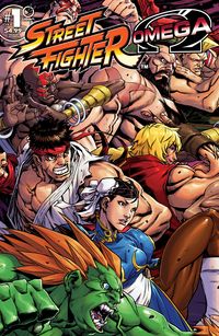 [The cover for Street Fighter Omega #1 (Cover A Ng)]