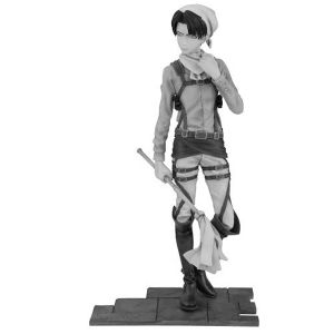 [Attack On Titan: Deluxe Action Figure: Levi Cleaning Version (Product Image)]