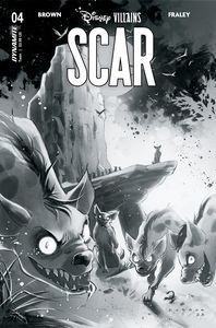 [Disney Villains: Scar #4 (Cover I Darboe Black & White) (Product Image)]