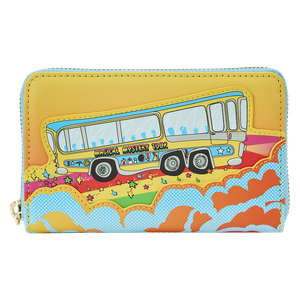 [The Beatles: Loungefly Zip-Around Wallet: Magical Mystery Tour Bus (Product Image)]