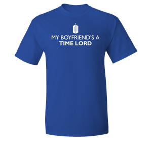 [Doctor Who: T-Shirt: My Boyfriend's A Time Lord (Product Image)]
