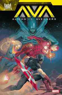 [The cover for Aliens Vs. Avengers #1]