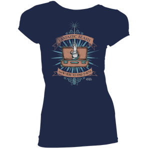 [Fantastic Beasts & Where To Find Them: Women's Fit T-Shirt: Suitcase (Product Image)]