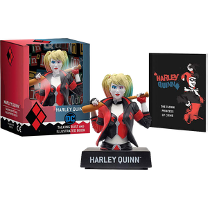 [Harley Quinn Talking Figure & Illustrated Book (Product Image)]