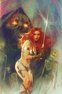 [Red Sonja: Empire Of The Damned #1 (Cover F Middleton Foil Virgin Variant) (Product Image)]