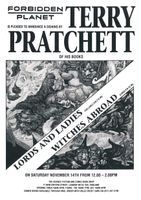 [Terry Pratchett signing Lords and Ladies (Product Image)]