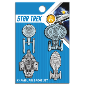 [Star Trek: The 55 Collection: Enamel Pin Badge Set: Ships (Set I) (Product Image)]