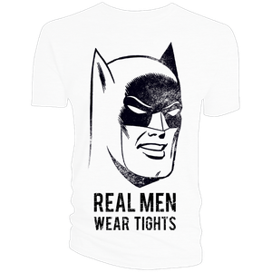 [Batman: T-Shirt: Real Men Wear Tights (Product Image)]