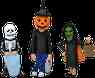 [The cover for Halloween 3: Season Of The Witch: Toony Terrors Action Figure 3-Pack: Trick Or Treaters]