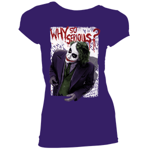 [The Dark Knight: Women's Fit T-Shirt: Why So Serious? (Product Image)]