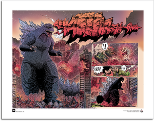 [Godzilla: Art Print: Comic Strip: James Stokoe  (Product Image)]