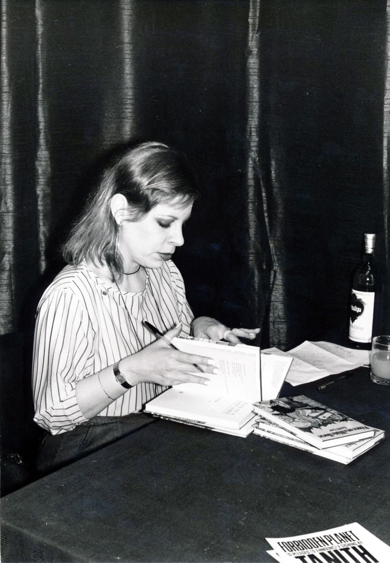 Tanith Lee signing on 28th July 1979