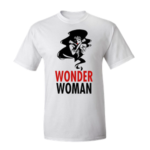 [Justice League: T-Shirt: Stylised Wonder Woman (Product Image)]