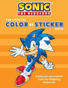 [Sonic the Hedgehog: The Official Color By Sticker Book  (Product Image)]