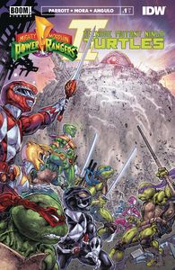 [Mighty Morphin Power Rangers/Teenage Mutant Ninja Turtles II #1 (BSE Variant Gibson) (Product Image)]