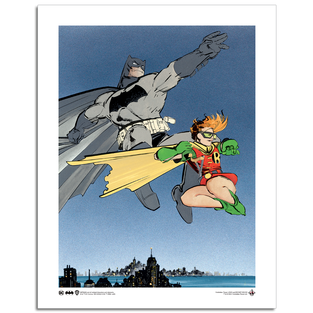 Forbidden Planet Originals: DC: Batman: The Dark Knight Returns: Art Print:  Batman & Robin By Frank Miller @  - UK and Worldwide  Cult Entertainment Megastore
