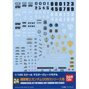 [Gundam: Decal Sheet: 24 Mg Multi 0083 (Product Image)]