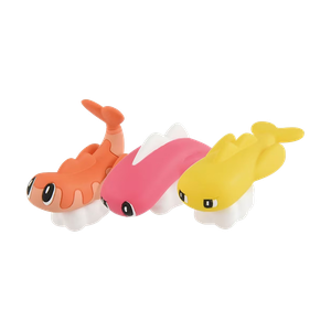 [Pokémon: MonColle Vinyl Figure 3-Pack: Tatsugiri (Curly, Droopy & Stretchy Form) (Product Image)]