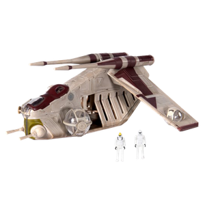 [Star Wars: Micro Galaxy Squadron: Deluxe Vehicle Set: LAAT & Clone Pilot (Product Image)]