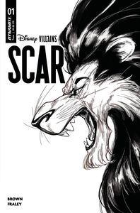 [Disney Villains: Scar #1 (Cover I Lindsay Black & White Variant) (Product Image)]