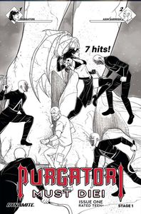 [Purgatori Must Die #1 (Cover G Sarraseca Black & White Variant) (Product Image)]