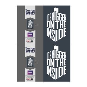 [Doctor Who: Greetings Card: Bigger On The Inside (Product Image)]