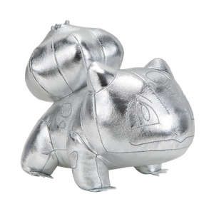 [Pokémon: 25th Anniversary Plush Toy: Silver Bulbasaur (Product Image)]