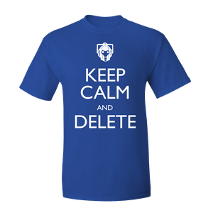 [Doctor Who: T-Shirt: Keep Calm & Delete (Product Image)]
