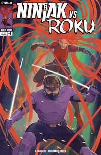 [The cover for Ninjak Vs. Roku #1 (Cover A Erbetta)]