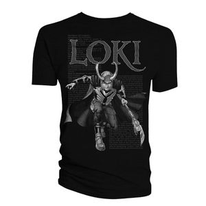 [Marvel: T-Shirt: Loki Crouching (Product Image)]