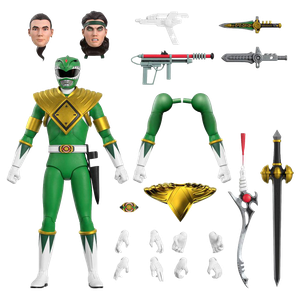 [Mighty Morphin Power Rangers: Ultimates Action Figure: Green Ranger (Product Image)]