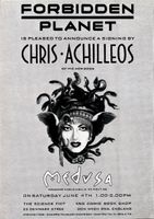 [Chris Achilleos signing Medusa (Product Image)]