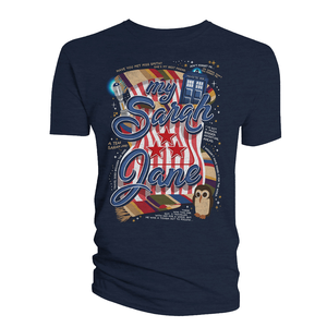 [Doctor Who: Anniversary Collection: T-Shirt: My Sarah Jane (Blue) (Product Image)]
