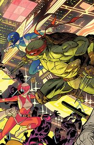 [Mighty Morphin Power Rangers/Teenage Mutant Ninja Turtles II #1 (Cover C Connecting Variant 3 Mora) (Product Image)]