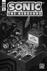 [Sonic The Hedgehog #34 (Fourdraine Variant) (Product Image)]