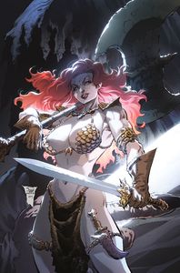 [Red Sonja: Empire Of The Damned #1 (Cover P Tan Virgin Variant) (Product Image)]