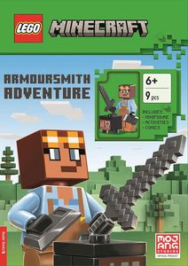 [LEGO Minecraft: Armoursmith Adventure (Hardcover With Armoursmith Minifigure & Accessories) (Product Image)]