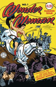 [Wonder Woman #1 (1942 Facsimile Edition) (Cover B Harry G Peter Foil Variant) (Product Image)]