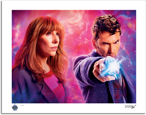 [Doctor Who: Art Print: The Fourteenth Doctor & Donna (Forbidden Planet MCM Exclusive) (Product Image)]
