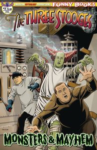 [The Three Stooges: Monsters & Mayhem #1 (Fraims Main Cover) (Product Image)]