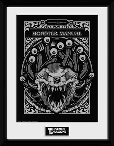 [Dungeons & Dragons: Framed Print: Monsters Manual (Product Image)]