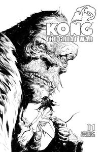 [Kong: The Great War #1 (Cover E Frank Black & White Variant) (Product Image)]