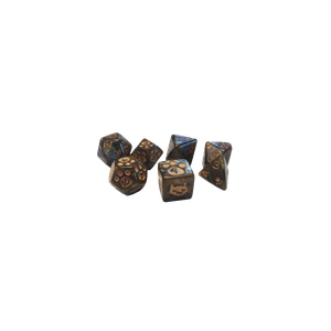 [Kitten Polyhedral Dice Set: Brown (Product Image)]