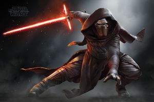 [Star Wars: The Force Awakens: Poster: Kylo Ren Crouch (Product Image)]