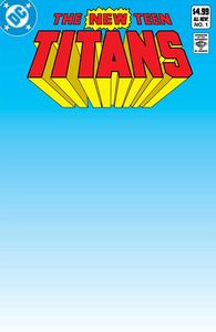 [New Teen Titans #1 (Facsimile Edition Cover C Blank Card Stock Variant) (Product Image)]