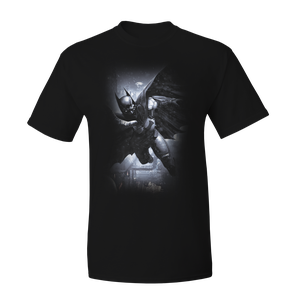 [Batman: Arkham Origins: T-Shirt: The Dark Knight Glides (Product Image)]